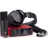 Focusrite Scarlett Solo Studio Gen 4 Ses Kayıt Paketi: Şarkı Yazarları İçin Kayıt, Yayın ve Podcasting İçin Kondansatör Mikrofon ve Kulaklık, USB Audio Arayüzü