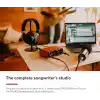 Focusrite Scarlett Solo Studio Gen 4 Ses Kayıt Paketi: Şarkı Yazarları İçin Kayıt, Yayın ve Podcasting İçin Kondansatör Mikrofon ve Kulaklık, USB Audio Arayüzü