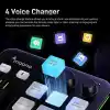 MAONO Oyun Ses Mikseri, Pro-preamp ile Ses Arayüzü, RGB, Bluetooth, Canlı Yayın için 48V Phantom Power, Podcasting, İçerik Oluşturma, Oyun MaonoCaster G1 NEO (SİYAH)