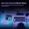 MAONO Oyun Ses Mikseri, Pro-preamp ile Ses Arayüzü, RGB, Bluetooth, Canlı Yayın için 48V Phantom Power, Podcasting, İçerik Oluşturma, Oyun MaonoCaster G1 NEO (SİYAH)