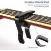 My Yonca Nemesis FC-75 Gitar Ukulele Saz Bağlama (Kısa-Uzun) Akustik Klasik Electro Guitar Capo (Siyah)