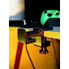 Siyah-Mor Asılabilir Kulaklık Standı | 3D Premium Tasarım | Gamer Masa Kenarı Aksesuarı | Galactic Shade Limited Edition (Montaj videosunu izlemeden kullanmayın)