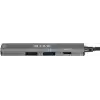 S-LINK SWV-USBC024 4 in 1 Gri Metal TypeC to 2*USB2.0 USB-C, 3.5mm Aux Port Type C Adaptör, SWV-USBC024