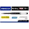 Pensan My-King Jel Tükenmez Kalem 0.5Mm Siyah 12Li