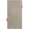 Tink 3D Kendinden Yapışkanlı Duvar Kağıdı Yeni Nesil Akustik Keçe Panel Desenli 52x98 cm (Ekru, 2 Adet 1 m²)