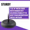 On Stage Stands MS7201B Round Base Mikrofon Standı - Siyah