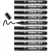 103 Permanent Markör Kalem Yuvarlak Uç 1,5-3 Mm Siyah ED10301 (10 Lu Paket)