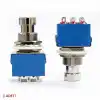 3PDT On/On/Off 3lü Anahtar AC 250V 3A 9 Pin Switch Anlık Basmalı Buton Ayak Pedal Elektro Gitar Efekt Kutusu Mandallama