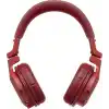 Pioneer DJ HDJ-CUE1BT-R, Bluetooth özellikli DJ kulaklık, kırmızı