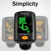 Musedo T-2 Digital Tuner Gitar Ve Ukulele Akort Aleti Kromatik
