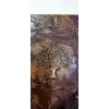 Deri Defter, Hakiki Kuzu Derisi, Günlük Kabartma Tasarım Antik Kahve Metal Kilit Büyük Boy 70 gr Şamua Kitap Kağıdı 300 sayfa Metal Zımba ve Köşebentler 14x20x2,5 cm ebatlı Metal HAYAT AĞACI Figürlü