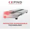 Planet Waves DAddario XPND Pedal Board Riser – Gitar pedalı için Elevate pedal – pedal tahtasında 1 inç (1 inç) yükseltir – kablo yönetimi için entegre girinti – yükseltici 2 pedal için uygundur