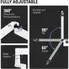 Elgato Wave Mic Arm LP Mikrofon Kolu, Beyaz, Kablo Yönetimli, Alçak Profil