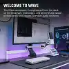 Elgato Wave Mic Arm LP Mikrofon Kolu, Beyaz, Kablo Yönetimli, Alçak Profil