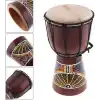 Djembe Davul Darbuka Renkli Afrika El Yapımı 30cm Çocuk Bongo Kongo