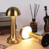 Coverzone 1200mAh LED Dekoratif Masa Lambası Döküm Demir | EKL-02 - Gold