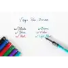 Pilot Długopis V Sign - ince yazı kalemi - çelik uç 2,0 mm - çizgi genişliği 0,6 mm - gerekli paket 3 adet - siyah, mavi ve kırmızı