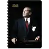 Keskin 2027-17 * 24 Atatürk Günlük Spiralli Ajanda - Cumhurbaşkanı