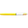 BIC 4 Colours Sun Tükenmez Kalem, 12li Kutu, 1.0mm Uç, Tek Kalemde Sarı, Mor, Turuncu ve Pembe Renkler