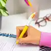BIC 4 Colours Sun Tükenmez Kalem, 12li Kutu, 1.0mm Uç, Tek Kalemde Sarı, Mor, Turuncu ve Pembe Renkler