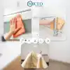MICLO CLEANING | Mikrofiber Temizlik Bezi | Sihirli Bez, Cam Bezi Ayna Bezi | 4lü Paket | Zümrüt Serisi
