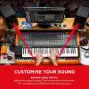 M-AUDIO BX5-5 Stüdyo Monitör Hoparlörü, Akustik Alan Kontrolü ile Müzik Prodüksiyonu ve Karışımı için, 100W 2 Yönlü Aktif Hoparlör, Tek