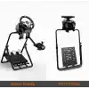 PXN -A9 Yarış Direksiyon Standı Logitech G920 G29 G25 G27 G923 GT500 T300RS/T300GT/ T500RS/TGT/TS için Vites Montajlı Katlanır Braket Eğilebilir Ayarlanabilir Yarış Standı (Yarış Tekerleği Dahil Değildir)