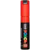 Posca Uni-Ball 181321 Marker Uni geniş yuvarlak uçlu, kırmızı