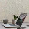 Tink 3D Kendinden Yapışkanlı Duvar Kağıdı Yeni Nesil Akustik Keçe Panel Leopar Desen 52x98 cm (Ekru, 2 Adet 1 m²)