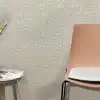 Tink 3D Kendinden Yapışkanlı Duvar Kağıdı Yeni Nesil Akustik Keçe Panel Leopar Desen 52x98 cm (Ekru, 2 Adet 1 m²)