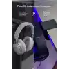 Premium Siyah Masa Kenarı Kulaklık Standı – Shadow Edition | Kaydırmaz Keçeli, Ergonomik ve Güçlendirilmiş