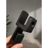 Premium Siyah Masa Kenarı Kulaklık Standı – Shadow Edition | Kaydırmaz Keçeli, Ergonomik ve Güçlendirilmiş