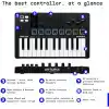 Arturia Minilab 3 Black, Klavye, Siyah Beyaz
