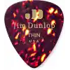 Médiators Jim Dunlop Thin Genuine Selüloit Shell İnce Kese de 72