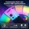 MAONO Yazılımlı XLR/USB Oyun Mikrofonu, Akış Podcast Vokal Kaydı için RGBli Dinamik PC Mikrofonu, Sessiz Düğmeli Bilgisayar Mikrofonu, Kazanç Düğmesi, Ses Kontrolü, Masaüstü Standı PD100X