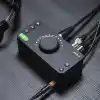 Audient EVO4, EVO 4 USB ses arabirimi ses kartı müzik üretimi için (2 in / 2 out USB ses arayüzü, 48 Volt Phantom besleme, 2 mikrofon preamp, loopback,Windows/Mac/iOS), Siyah