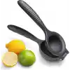 Deconox Döküm Limon Sıkacağı 24 cm, Siyah Metal Büyük Boy Manuel Narenciye Presi, Limon Portakal Nar ve Diğer Narenciyeler İçin El Tipi Meyve Sıkacağı (DÖKÜM LİMON SIKICI)