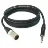 Klotz M1 Xlr Mono Neutrik, Siyah, 3 m