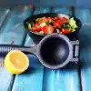 Deconox Döküm Limon Sıkacağı 24 cm, Siyah Metal Büyük Boy Manuel Narenciye Presi, Limon Portakal Nar ve Diğer Narenciyeler İçin El Tipi Meyve Sıkacağı (DÖKÜM LİMON SIKICI)