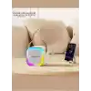 K12 Kablosuz Bluetooth Hoparlör Karaoke Mikrofon 5 Ses Efektli Rgb Hd Stereo?es Usb/Sd/FM