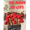 Ahşap Baget – 10 Çift (20 Adet) Kayın Ağacı Ritim Çubukları | Müzik, Orff Eğitimi, Ritim Çalışmaları İçin Dayanıklı Ahşap Çubuklar