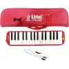Lino 32 Tuşlu Melodika Bez Çantalı Kırmızı Renk