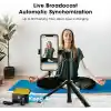HollyView Hollyland Lark M1 kablosuz yaka mikrofonu, gürültü engelleme özellikli çift kanallı yaka mikrofonu, 199,9 m 8 saat, iPhone kamera YouTube video kaydı, canlı yayın podcast röportajı Vlog ile uyumlu