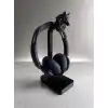 Kapgan Gear Kurt Gamer Kulaklık Standı, Kulaklık Tutucu Dekoratif 25-30 Cm Siyah
