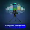 FIFINE PC oyun mikrofonu, USB mikrofon, yayın podcast stüdyosu için, mikrofon standı ve sessize alma tuşlu, PS4 PS5 Mac için