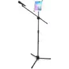 Tablet Tutuculu 360 Döner Profesyonel Metal Mikrofon Standı 140 cm - FC1077