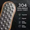 Bluefox Çift Taraflı Ayak Törpüsü – Paslanmaz Çelik Nasır ve Topuk Çatlağı Törpüsü, Ergonomik Saplı, Islak/Kuru Kullanıma Uygun, Ev Tipi Pedikür Ayak Ovucu