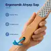 Bluefox Çift Taraflı Ayak Törpüsü – Paslanmaz Çelik Nasır ve Topuk Çatlağı Törpüsü, Ergonomik Saplı, Islak/Kuru Kullanıma Uygun, Ev Tipi Pedikür Ayak Ovucu