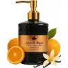 Savon de Royal Luxury Vegan Sıvı Sabun Black Pearl 500 ml, Portakal, Vanilya