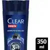 Clear Men 3 in 1 Şampuan & Duş Jeli Arındırıcı Kömür Saç Yüz Vücut İçin